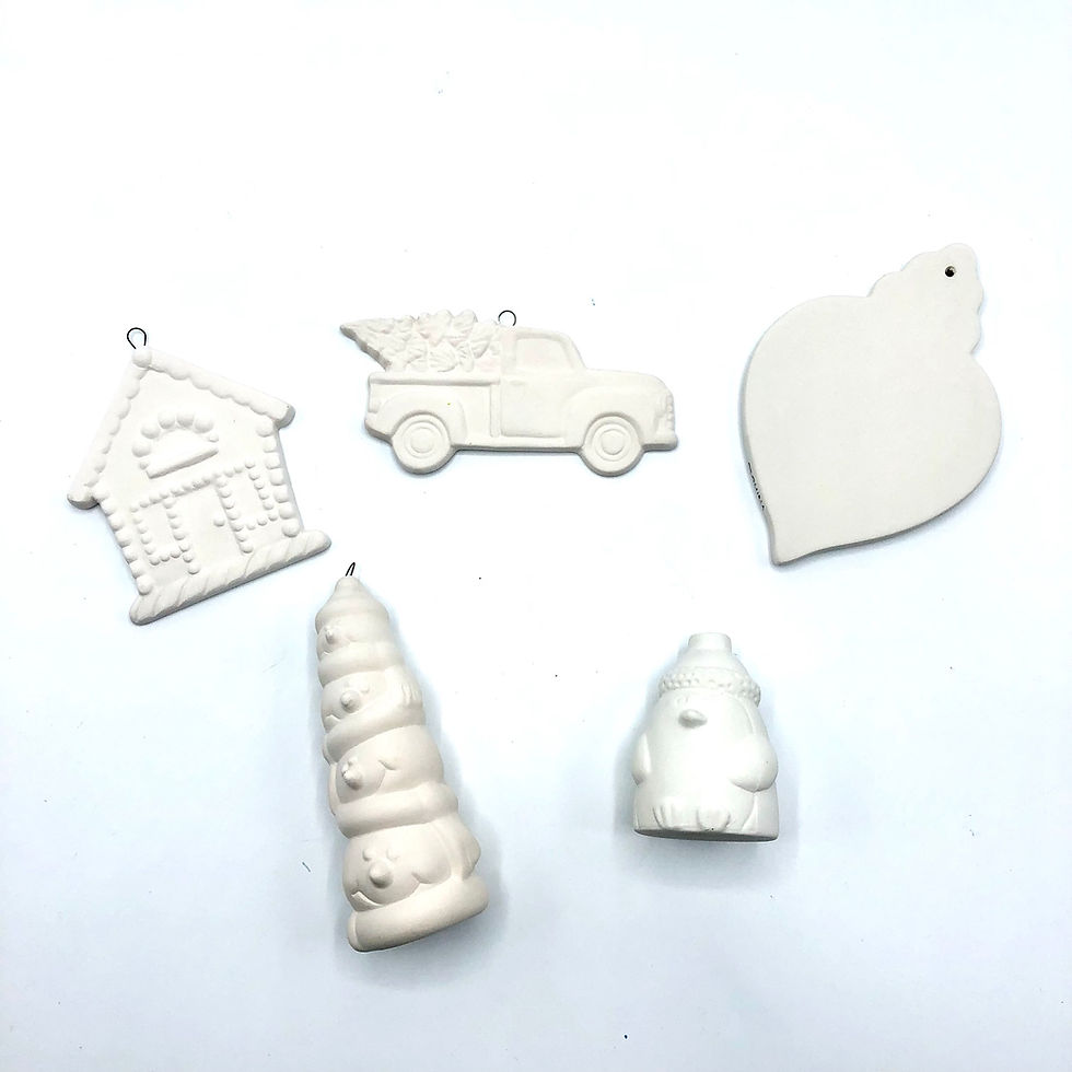 Thumbnail: All I Want for Christmas Ceramic Ornament Pack