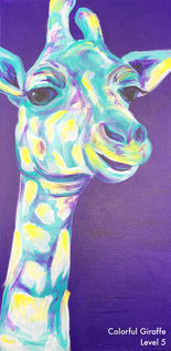 Colorful Giraffe