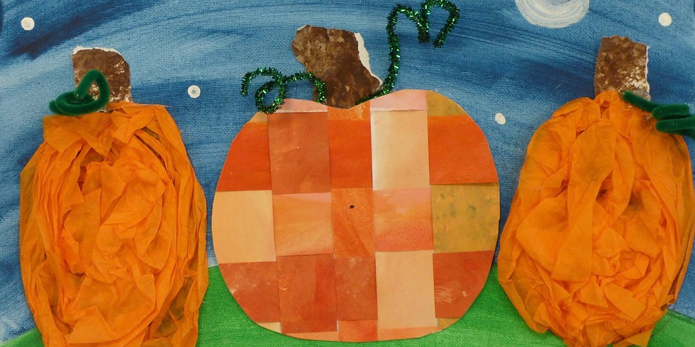 toddler pumpkin collage