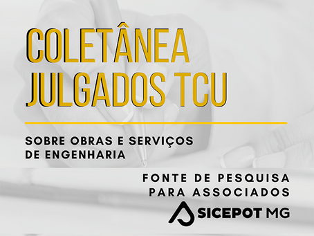 Coletânea Jugados TCU sobre Obras e Serviços de Engenharia