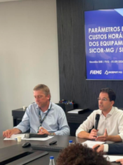 SICEPOT-MG promove um fórum sobre custo horário de equipamentos com DER-MG e FGV