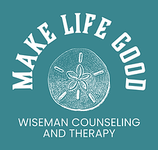 Wiseman Counseling & Therapy Make Life Good Sand Dollar Logo