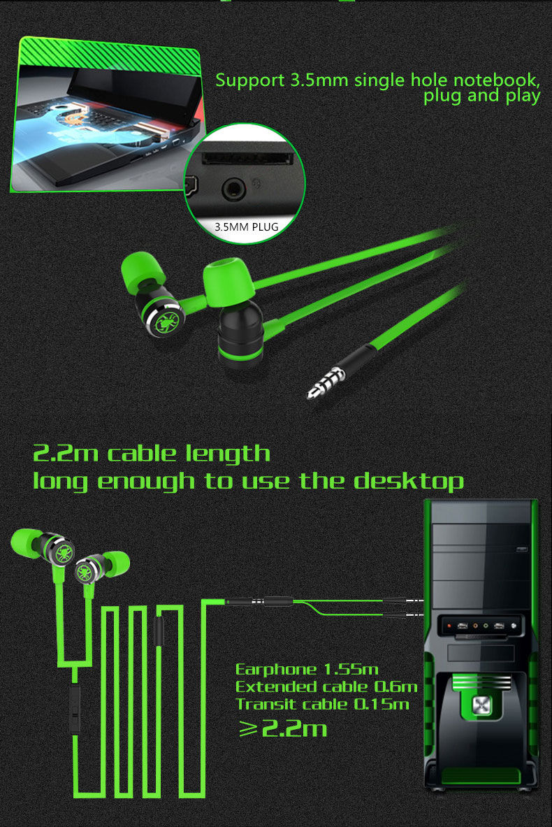 Miniatura: Auriculares Gaming PC & Teléfono - PLEXTONE G20 Longit:2.2 Metros