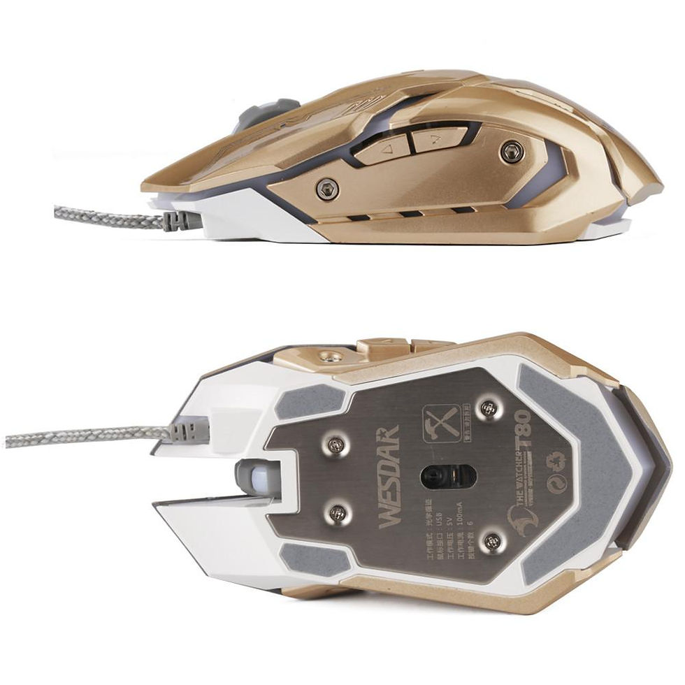 Miniatura: Mouse Profesional Gamer Wesdar x2 Combo Con Mouse Pad