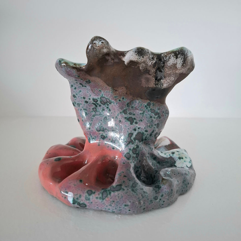 Miniaturebillede: Fidusmager figur i keramik