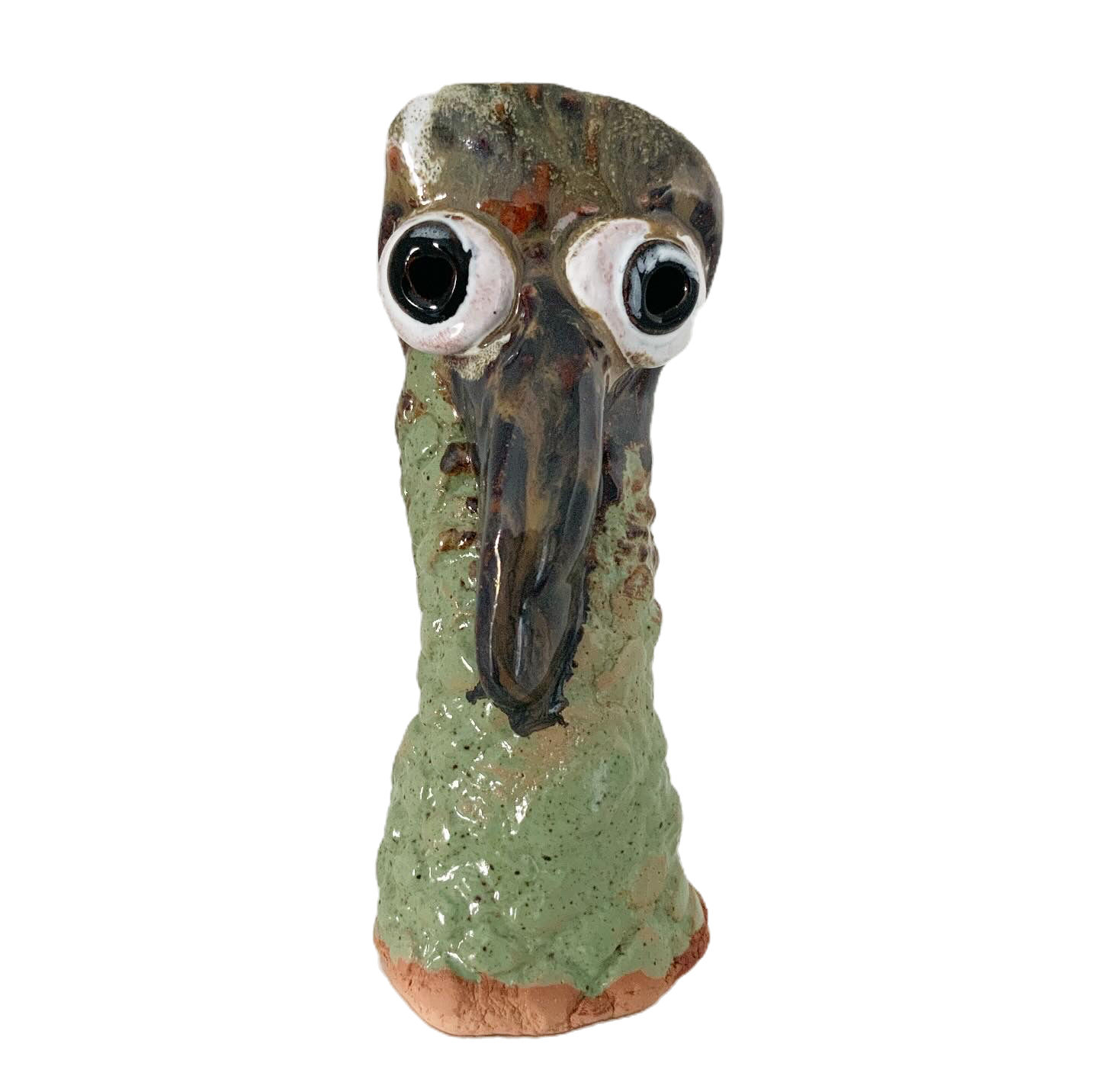 Fjerlet figur i keramik