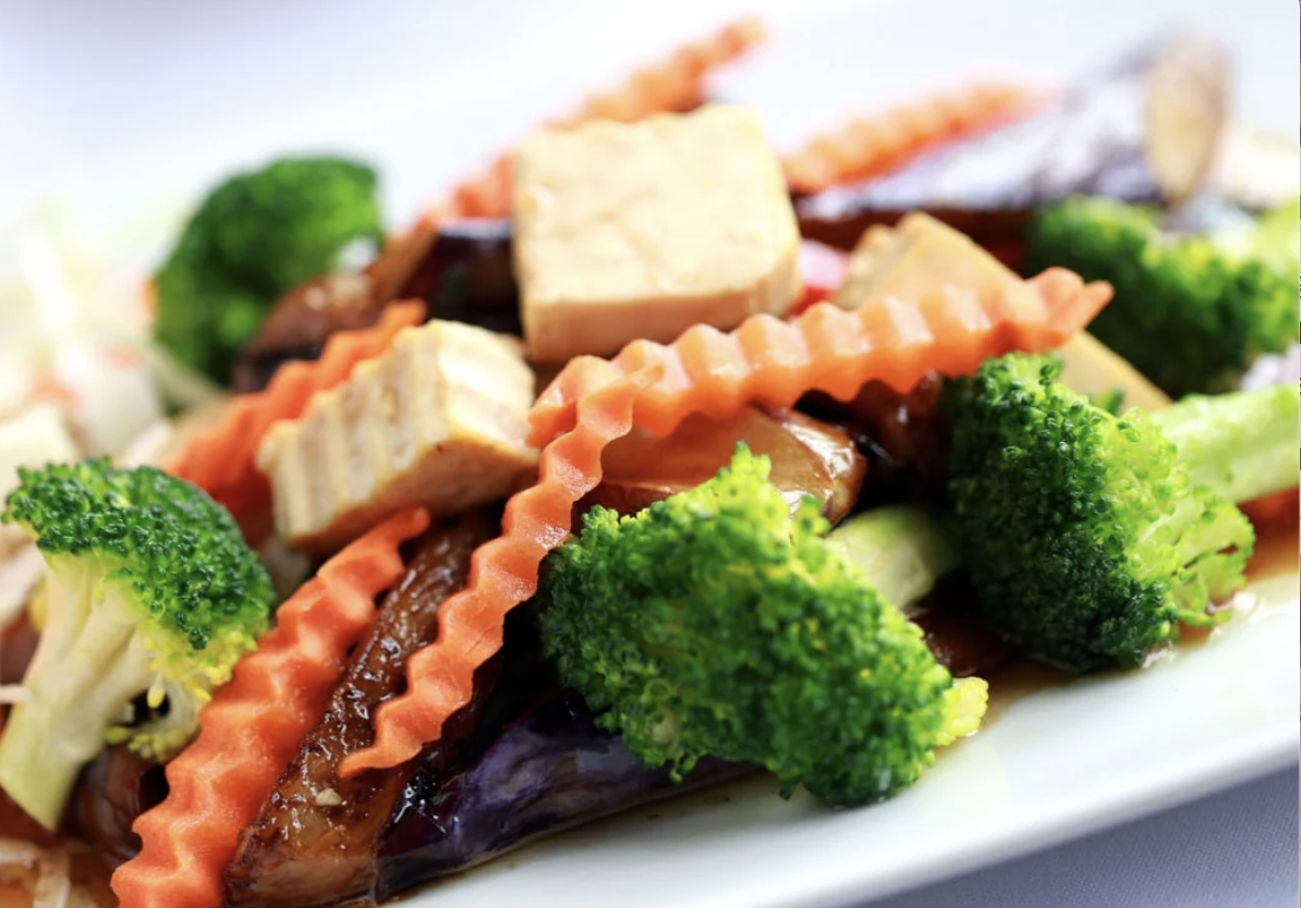 Arranged Food and Objects