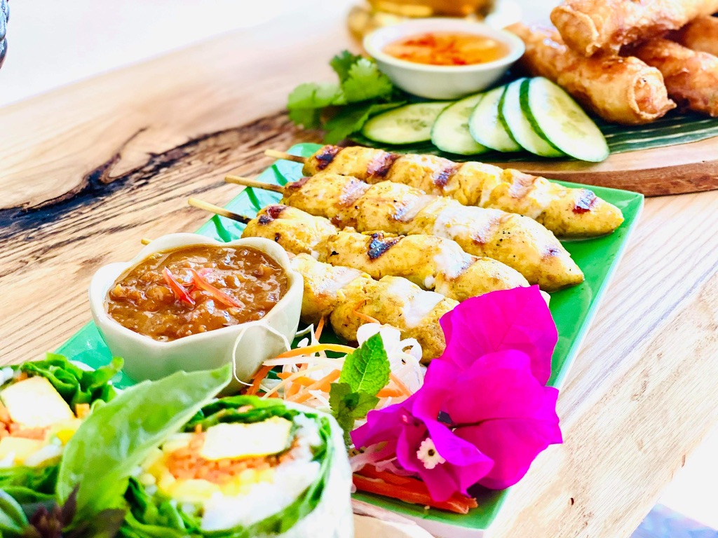 Arranged Food and Objects