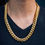 Thumbnail: 22Kt Gold Chain Men's - Cuban Chain