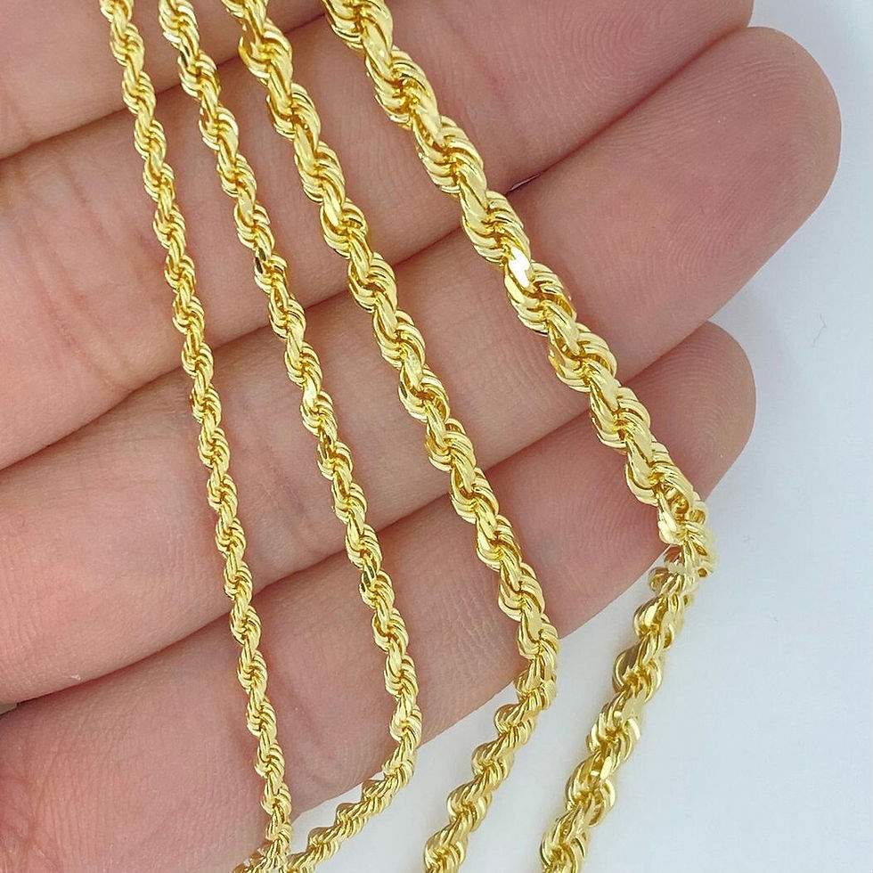 Thumbnail: 18 Karat Gold Chain - For Men & Women | 18kt Gold Chain 3 Grams | 18K Gold Chain