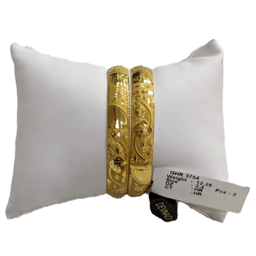 Gold Bangles (Kada) 18K 18KT Gold Kada 18k Gold Bangle