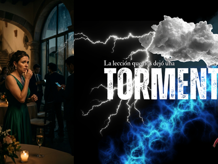 La lección que nos dejó una tormenta