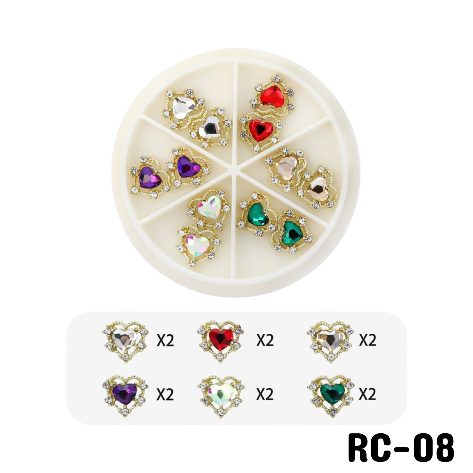 Corazones Cristal RC-08