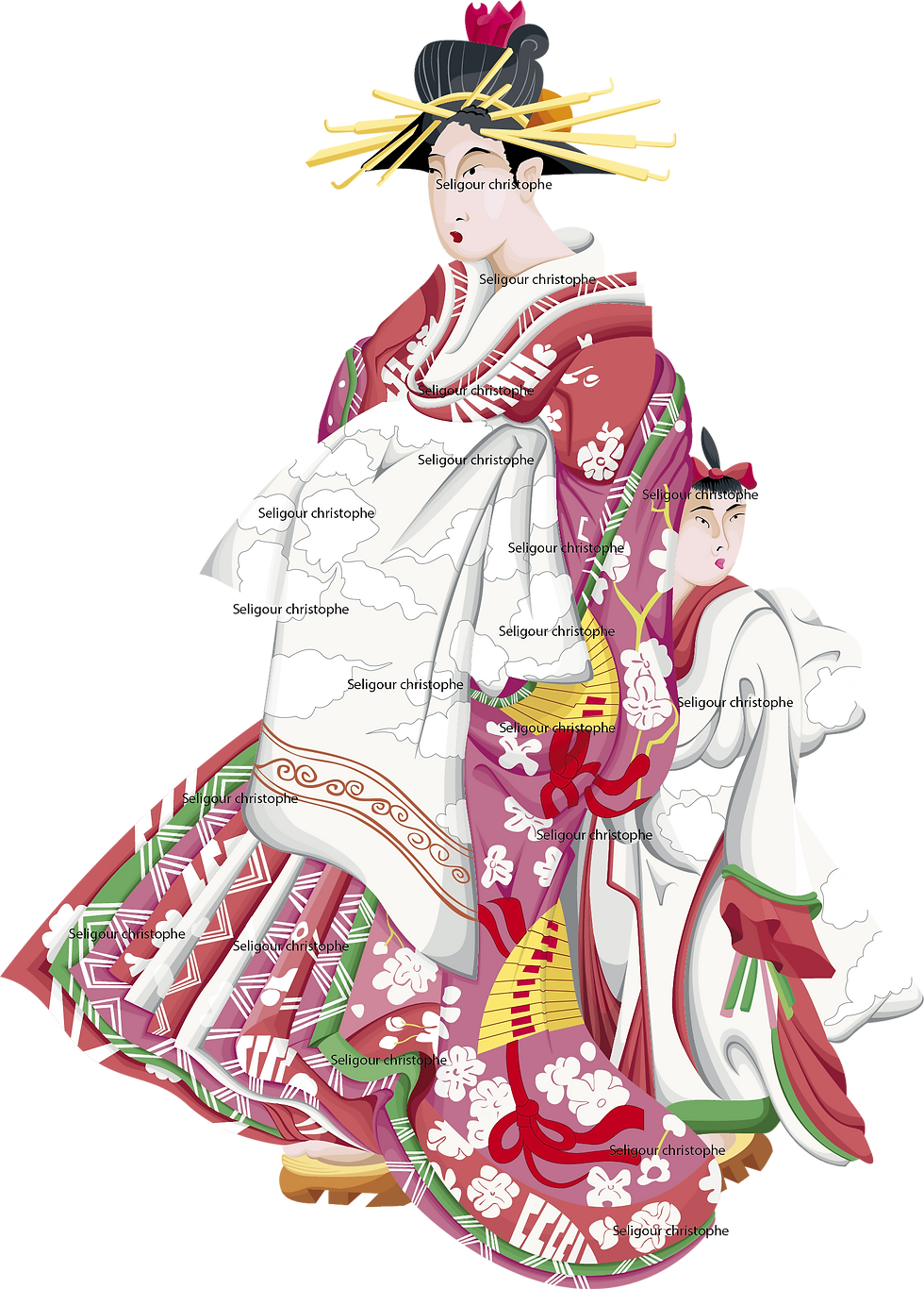 Geisha et son élève