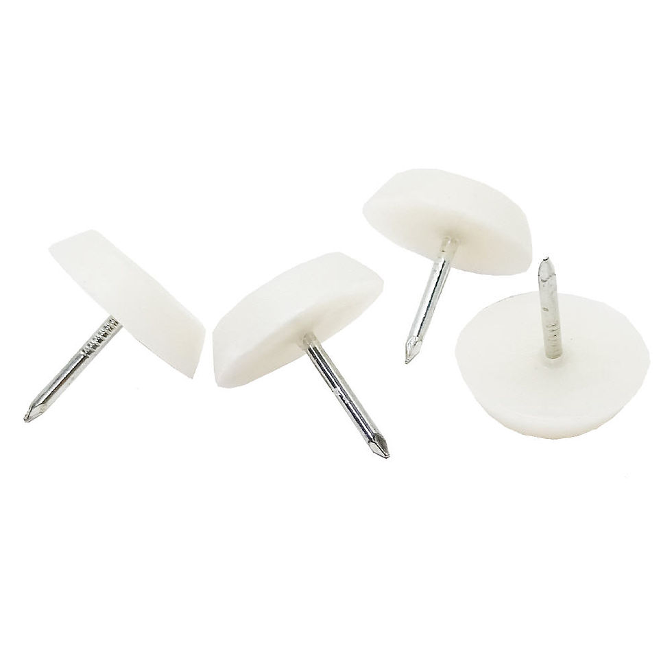 3/4" Nail On Guide White 19mm S-NOG060