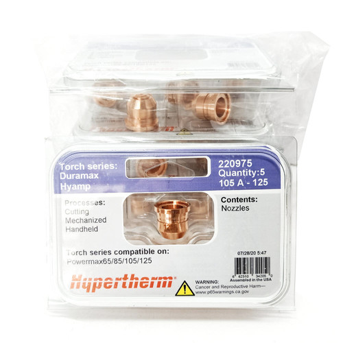 MAX 125 NOZZLE HYPERTHERM #220975 | Li Fong Hardware