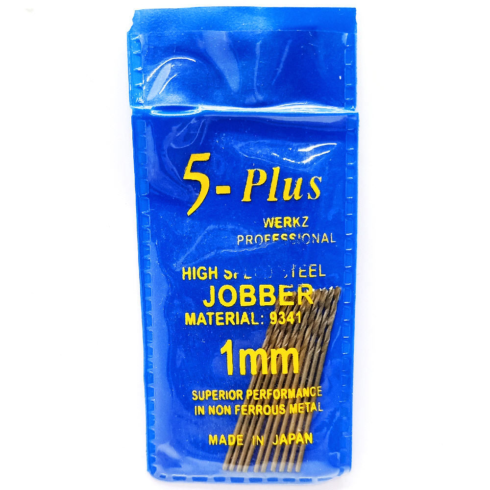 5-Plus Jobber 1mm Drill Bit HSS
