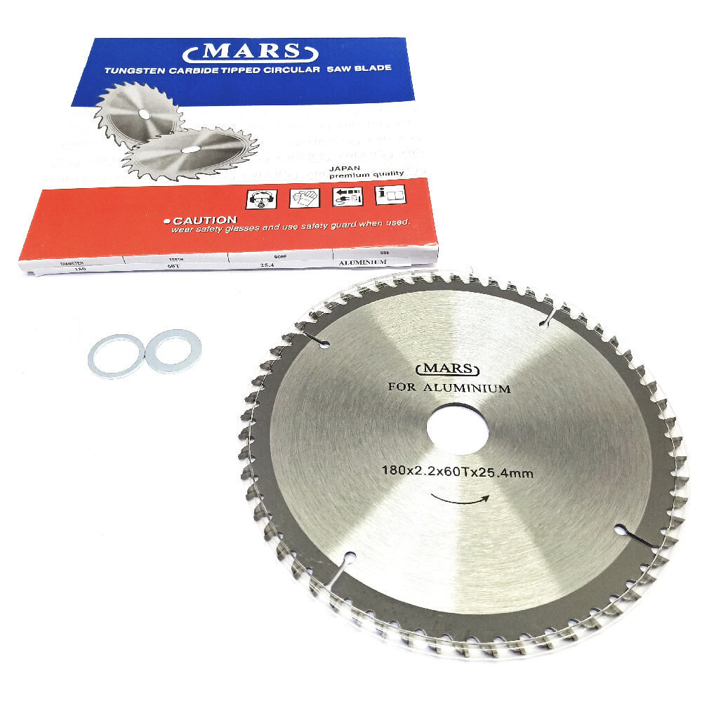 MARS Saw Blade 180x2.2x60Tx25.4mm for Aluminium