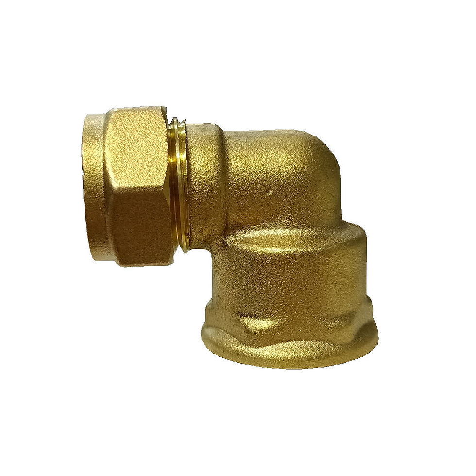 5024 15mm 1/2'' Brass CxFl Elbow