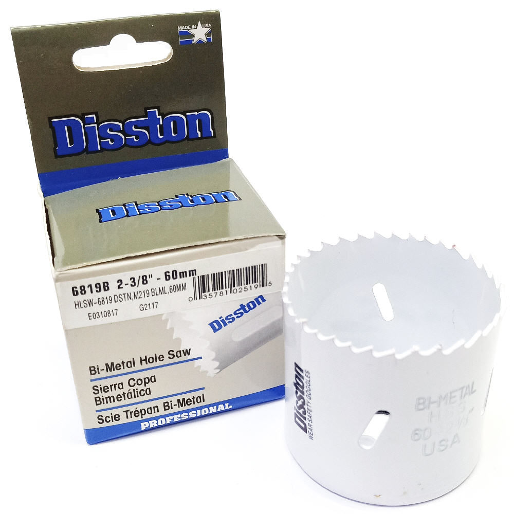 Disston 60mm (2-3/8'') Bi-Metal Hole Saw 6819B