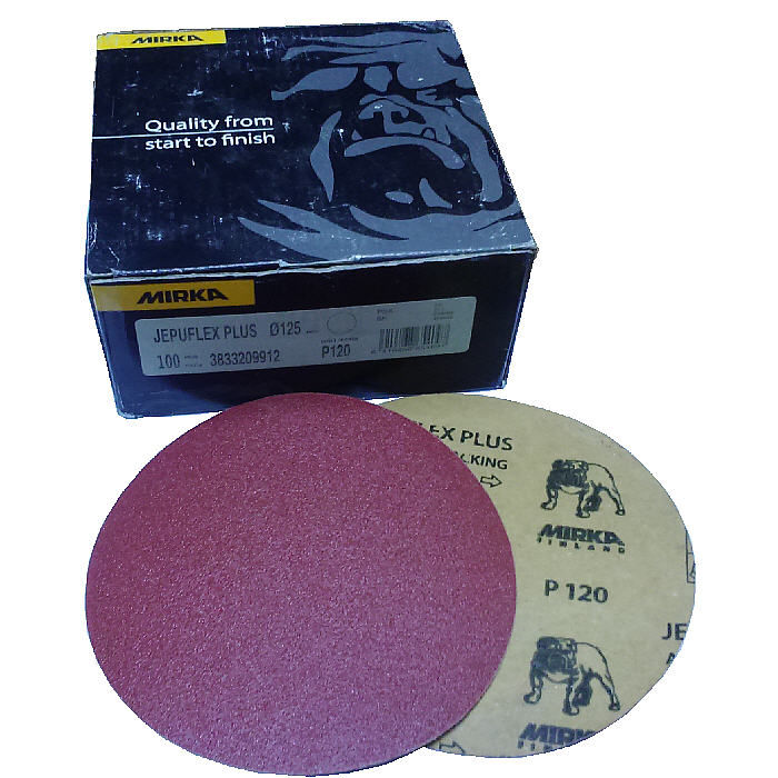 Mirka Jepuflex Plus 5" (125mm) PSA SK P120 100PCS (Box)
