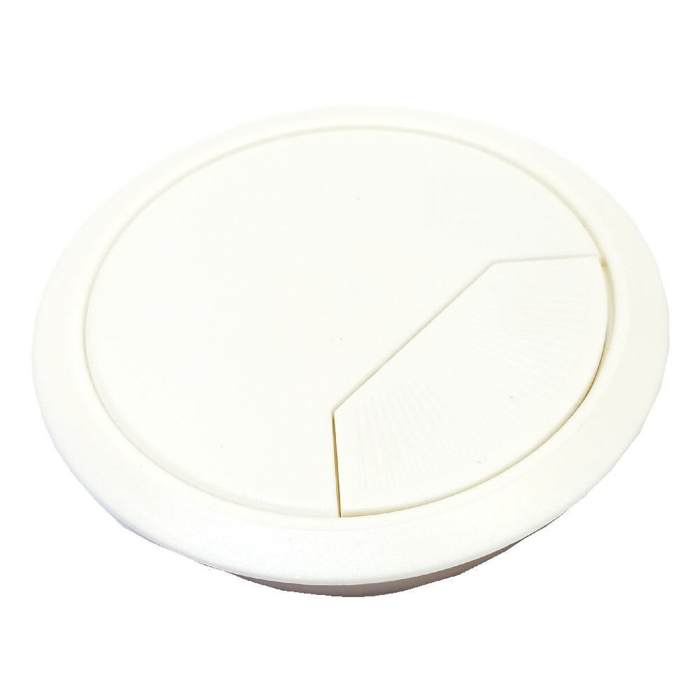 Wire Cover 3'' White PVC-WC30WH