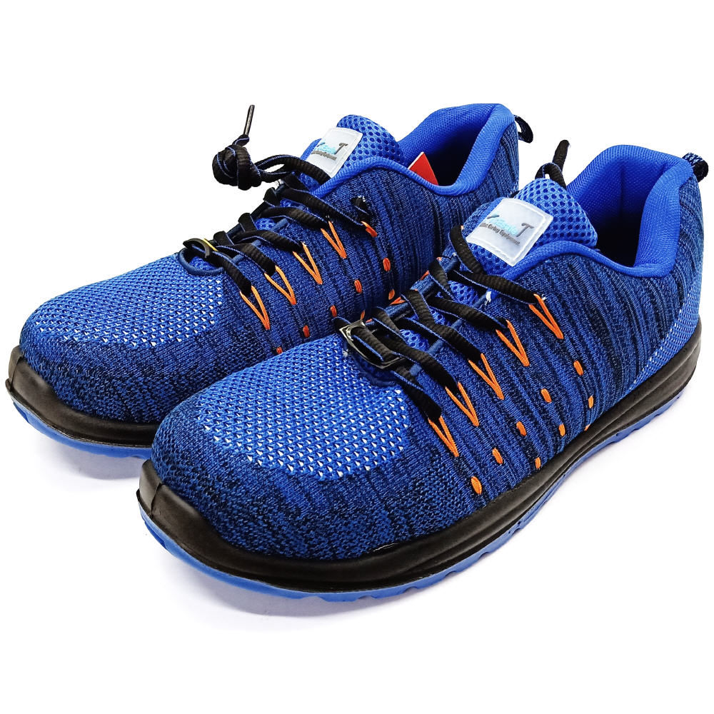 AcesafeT Frolic (19708) Low Cut Lace Up Composite Toe-Cap Anti-Perforation Board Metal-Free ESD Sports Safety Shoes (Front)