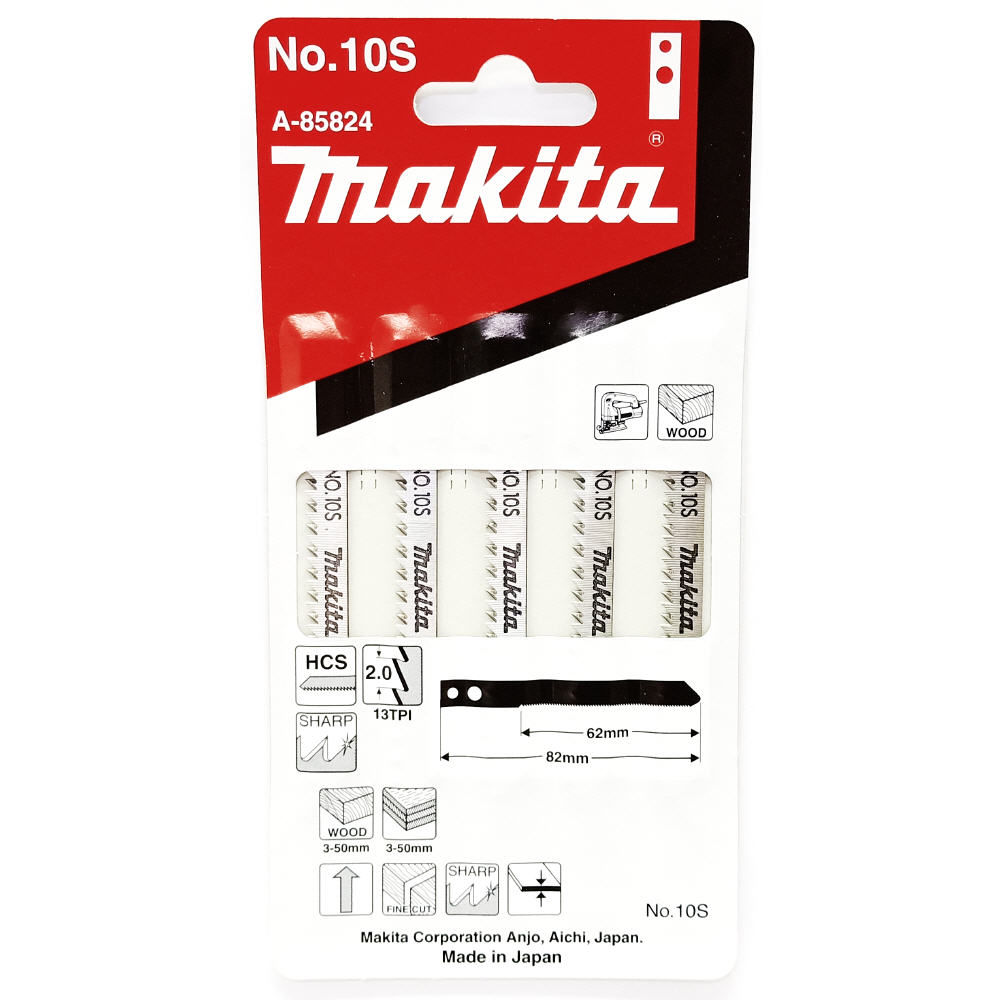 Makita NO.10S Jigsaw Blade A-85824