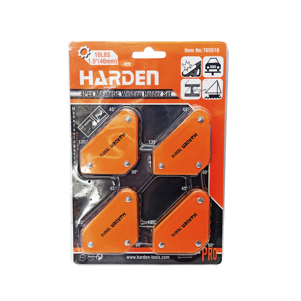 Harden 4PCS Magnetic Welding Holder Set 765010 (10lbs)