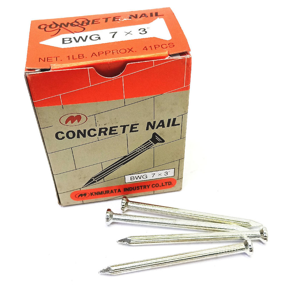 M BWG 7x3'' Concrete Nail Net. 1LB