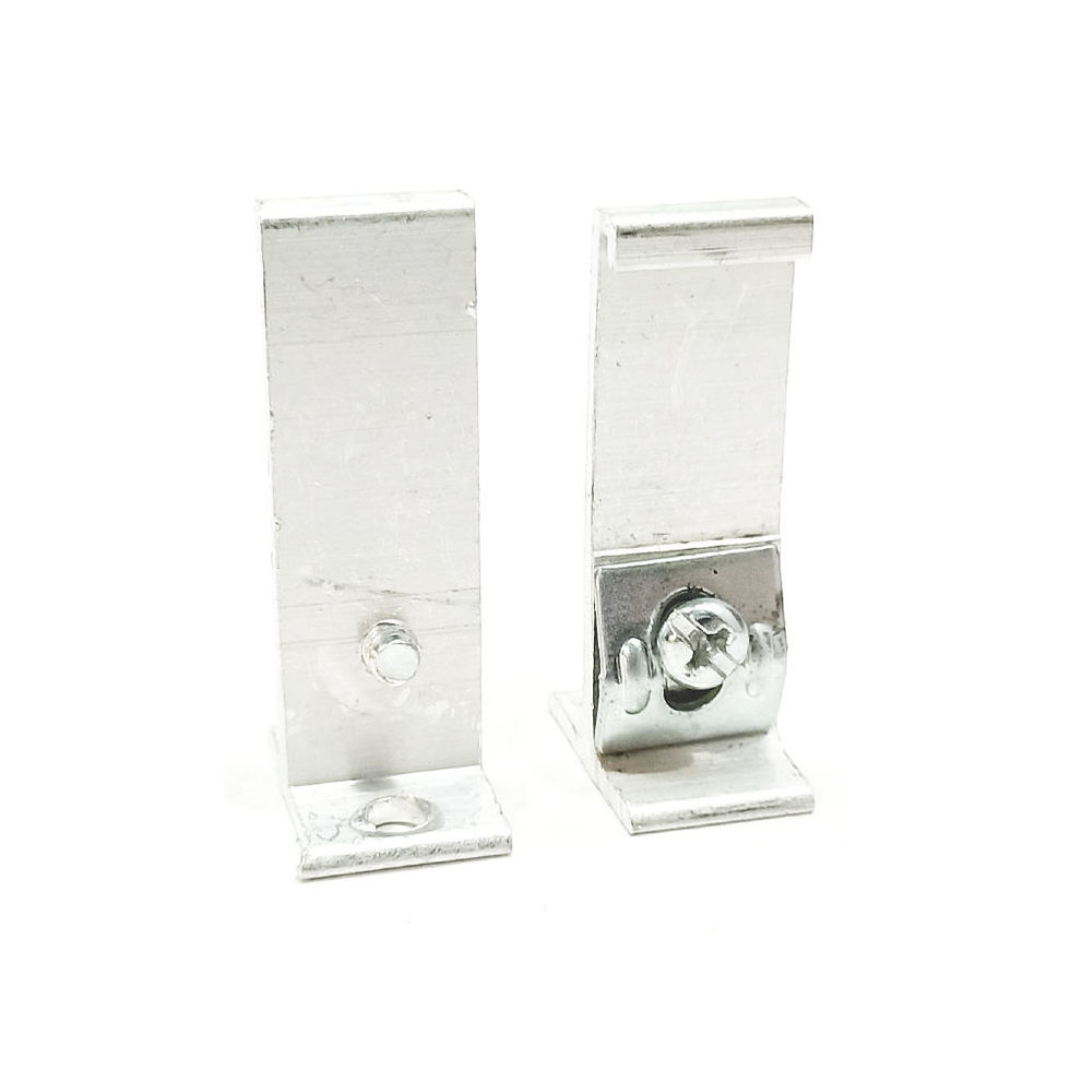 7523 Aluminium Curtain Track Single Bracket (PAIR)