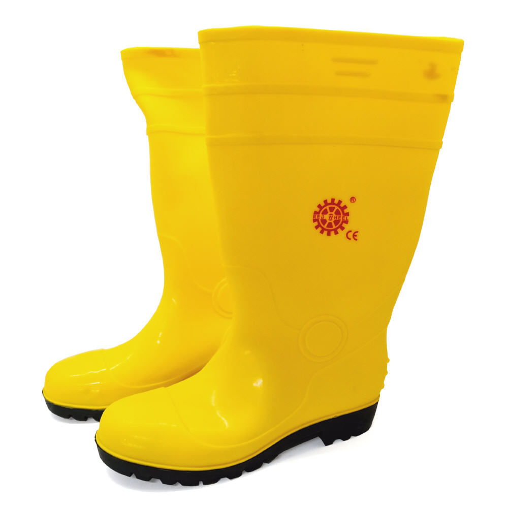 Yellow PVC Safety Boot Steel Cap