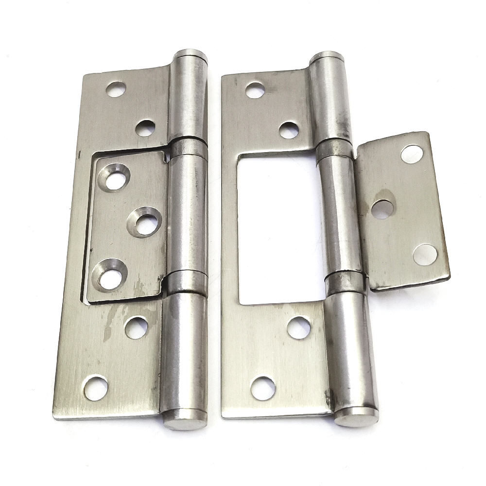 90x50x2mm Flush Hinge SS per Pair
