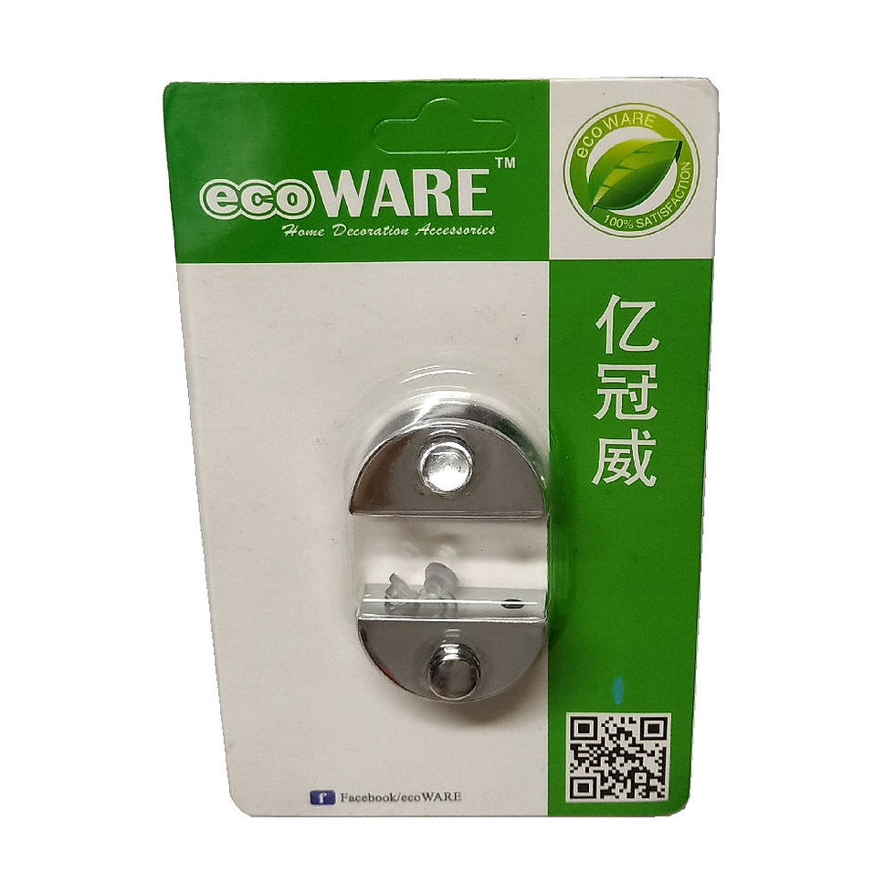 K402 Glass Holder 8mm Zinc Chrome