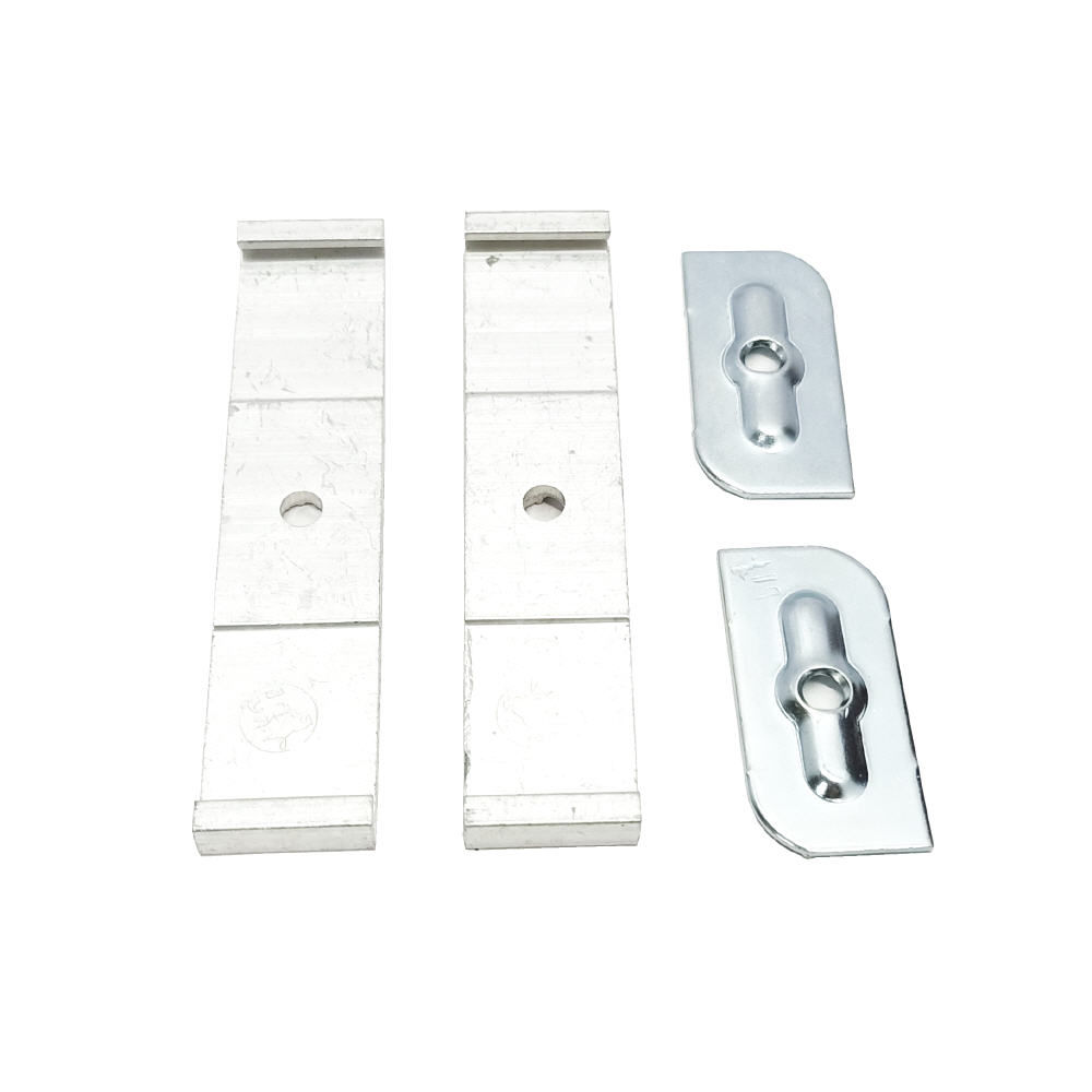 7527 Aluminium Curtain Track Ceiling Double Bracket (PAIR)