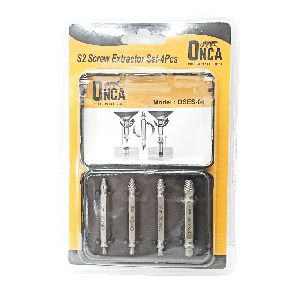 ONCA OSES-04 S2 Screw Extractor Set (4PCS)