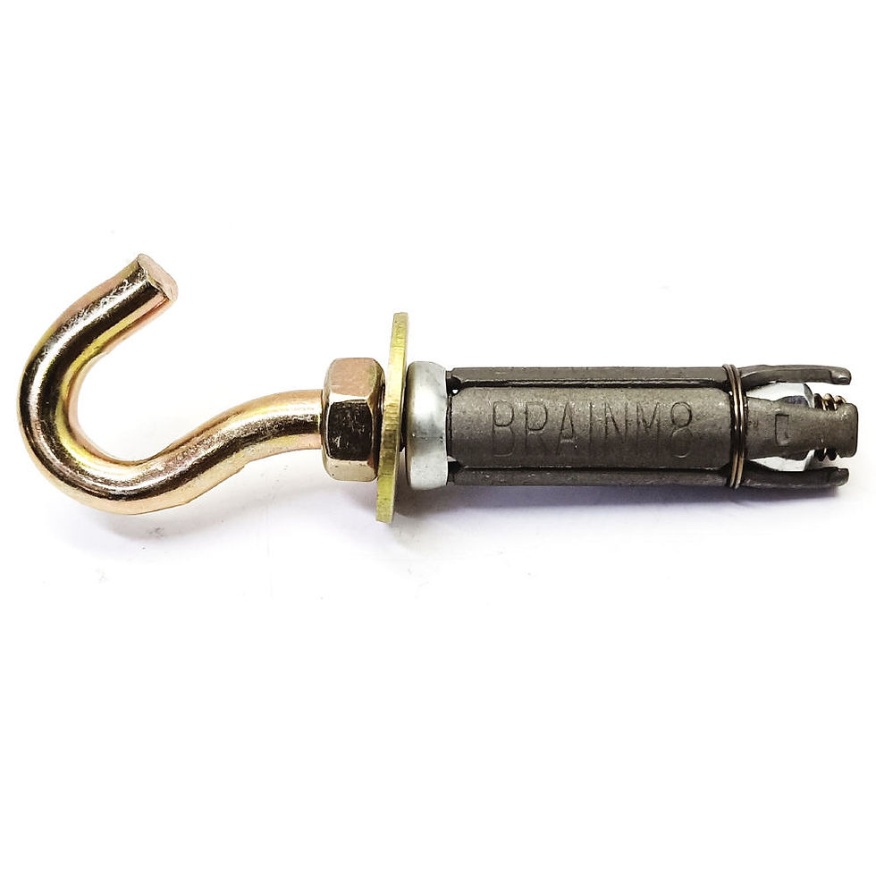BRAIN TRAC130 M8x90x50 Expansion Open Eye Bolt