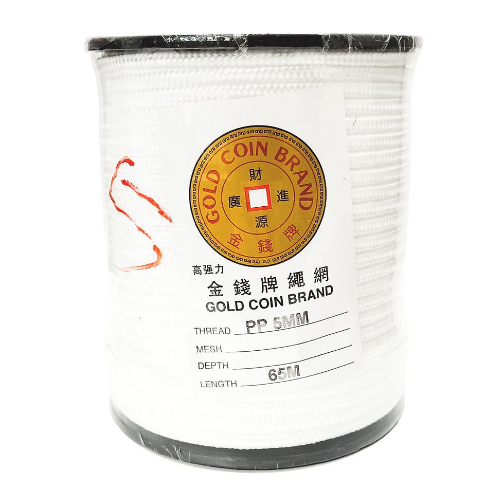 PP Braided 5MM Dia White Rope