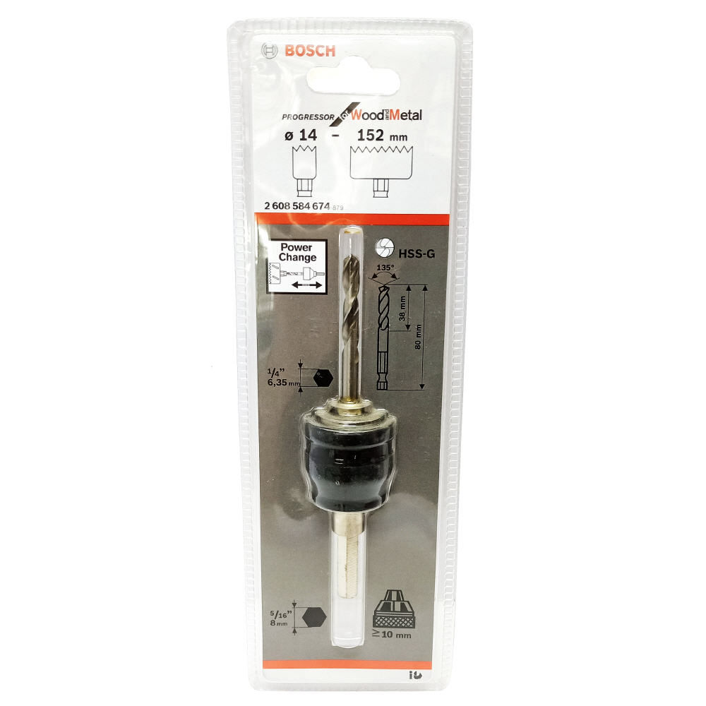 BOSCH Progressor for Wood & Metal Diameter 14-152mm 2608584674
