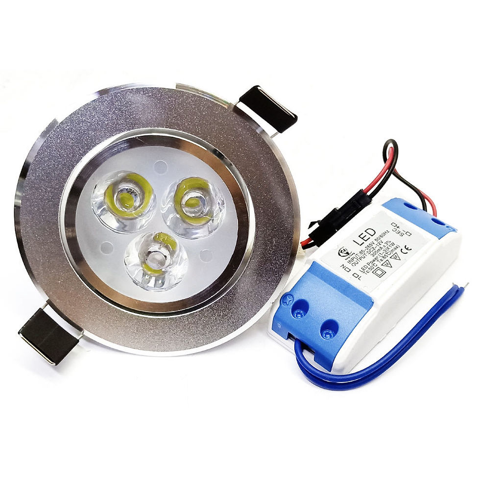 Aluminium Holder White 3W LED Eye Ball Series