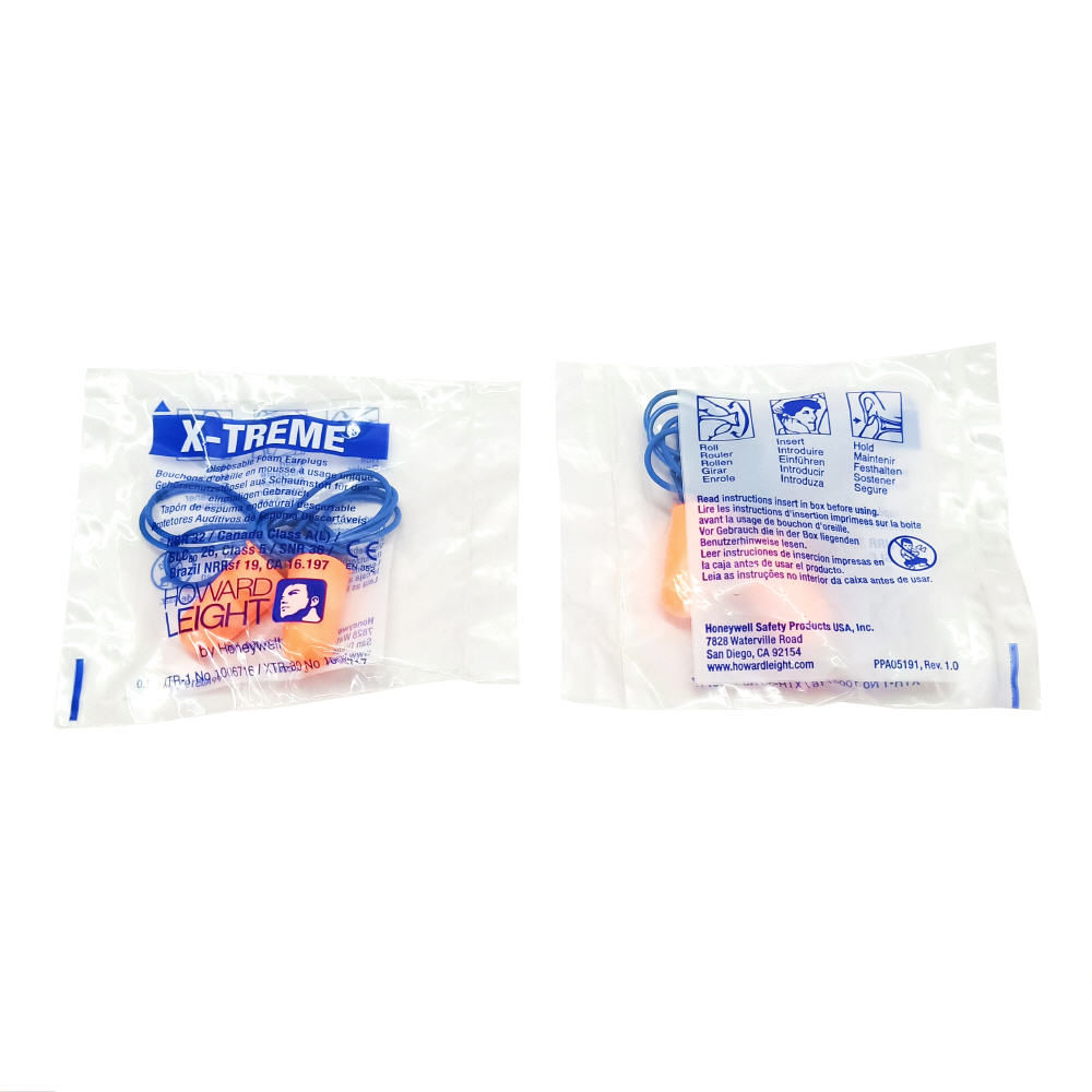 Howard Leight Corded X-Treme Ear Plugs NRR 32