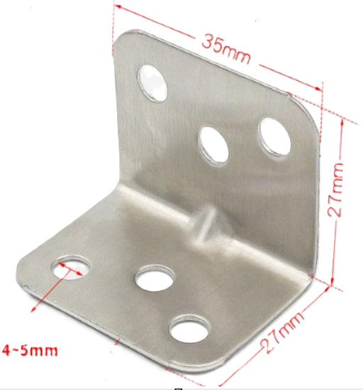 1.5mm - 27x27x35mm SS L Bracket