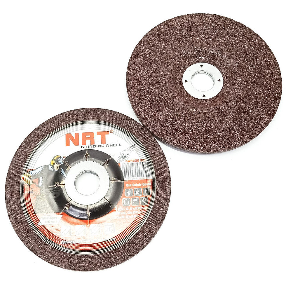 NRT 6"x6.0x22 Stainless Steel Grinding Disc Double Net AWA30Q RED SS