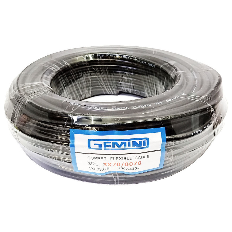 Gemini 3X70/0076 (BK) Copper Flex Cable 38Y