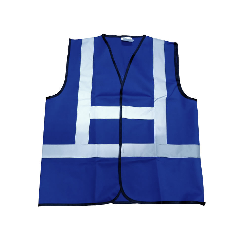 Safety Vest Blue SQ Reflective (L)