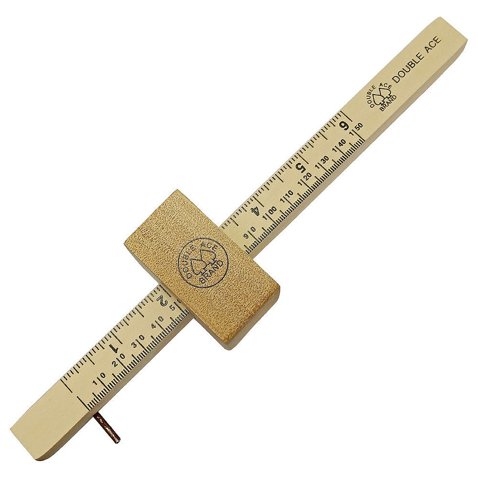 Double Ace Wooden Marking Gauge 150mm