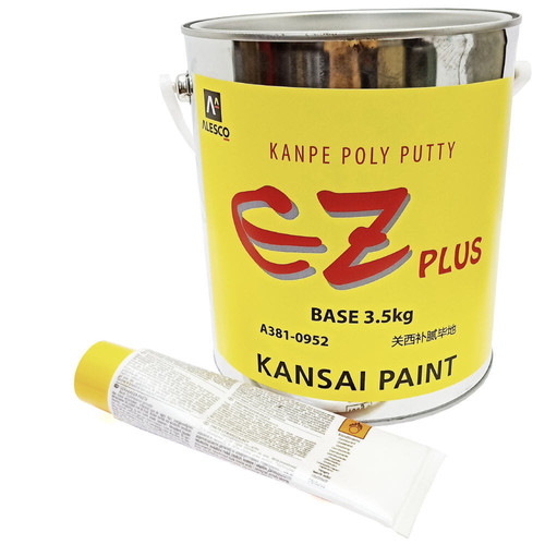Kanpe Poly Putty EZ Plus 3.5KG Kansai Paint & Hardener 100g Li Fong