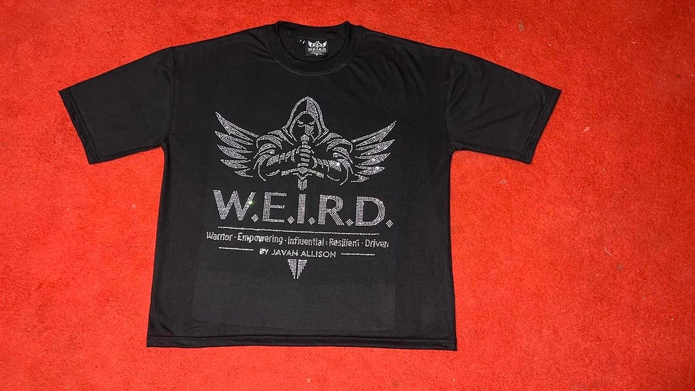 Thumbnail: W.E.I.R.D. "Warrior" Signature Tee - by Javan Allison