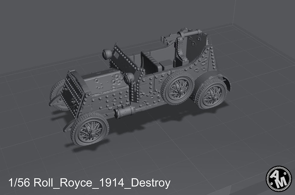 Miniature : WW1 Roll Royce Clean Destroy