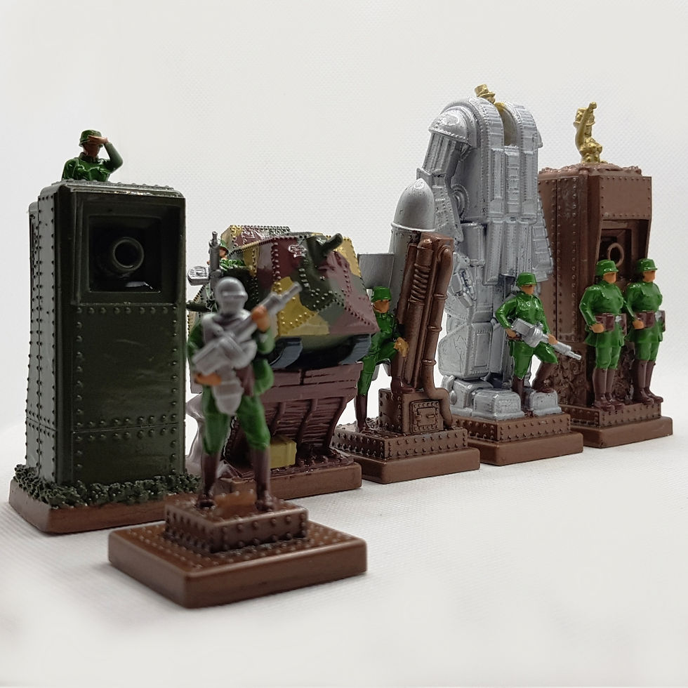 Miniature : WWI steampunk chess Full